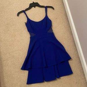 Blue homecoming dress